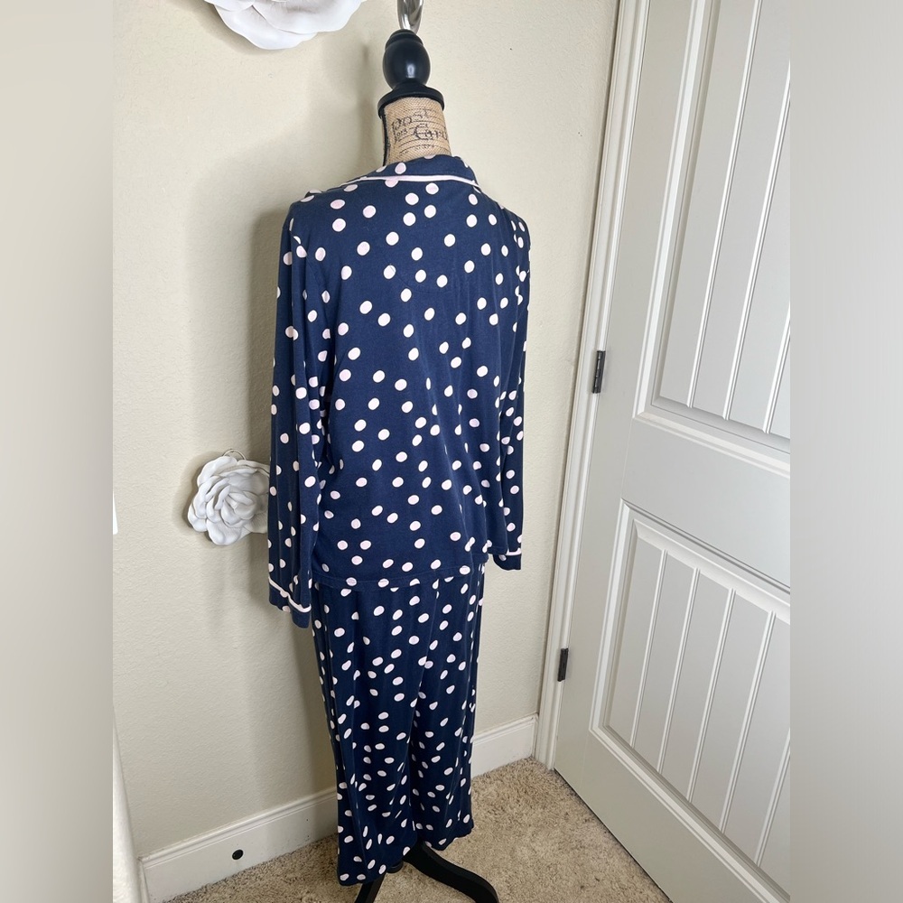 Kate Spade Dream a Little Dream Polka Dots Pajama Set Size XL - Picture 15 of 16